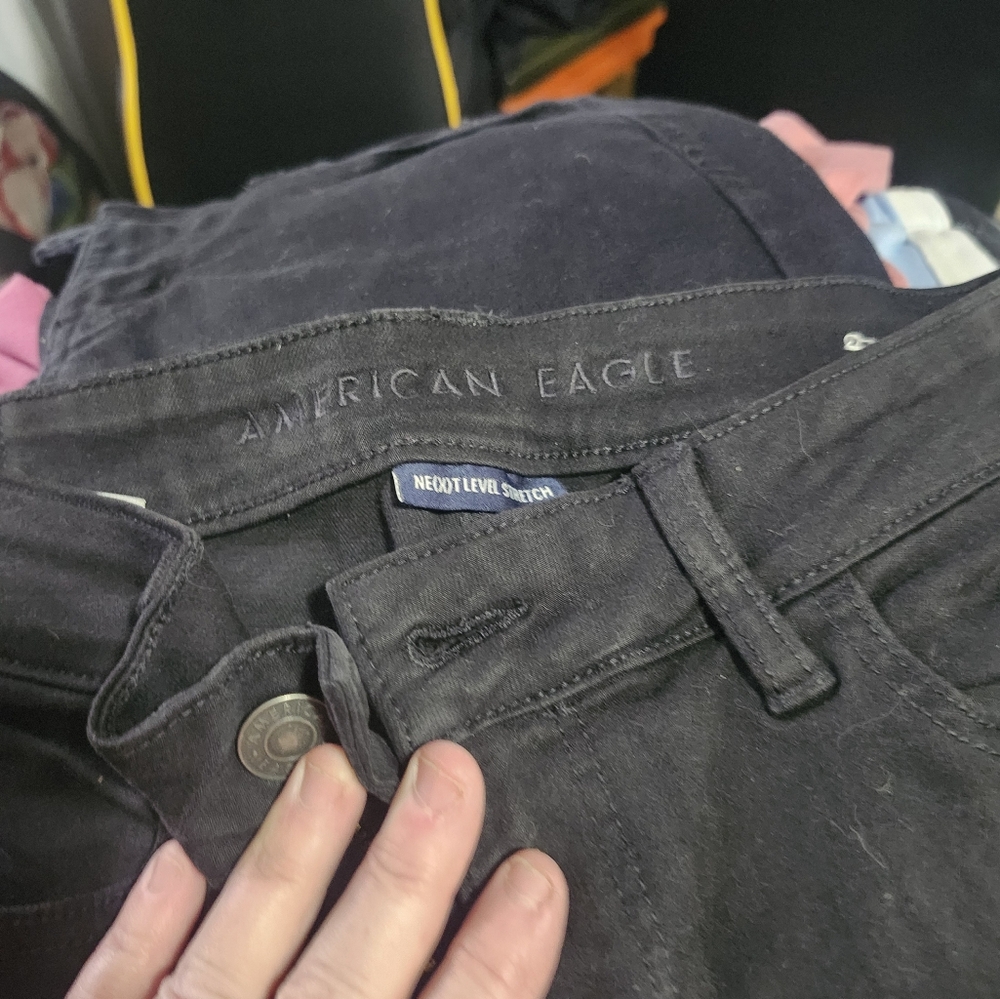 American Eagle Outfitters Women  Black Jeans